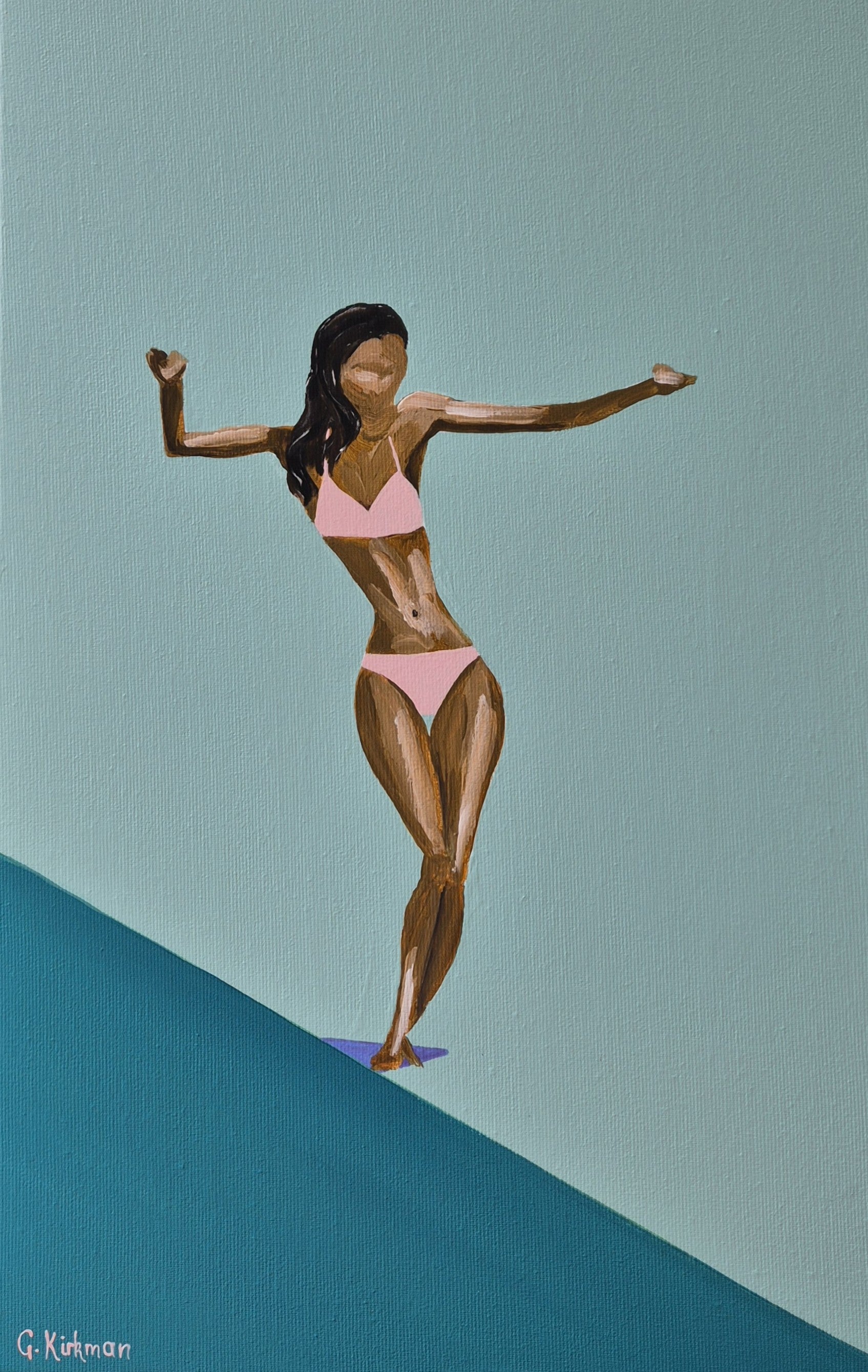 'Leilani' Original Acrylic on Canvas