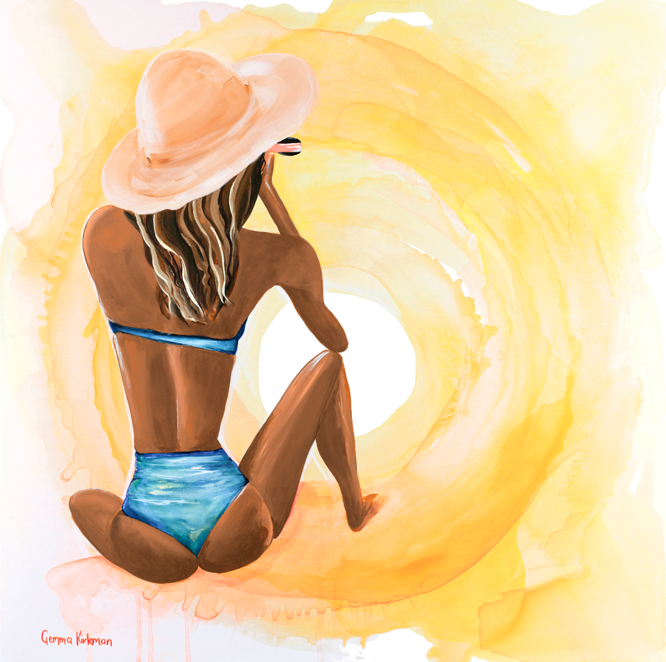 'Golden Glow' Original Acrylic on Canvas