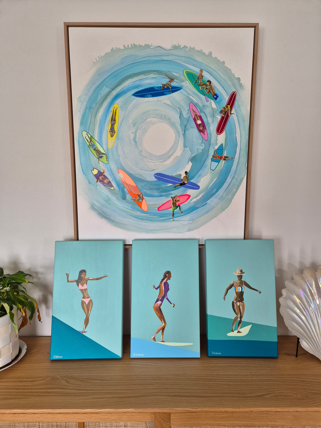'Leilani' Original Acrylic on Canvas