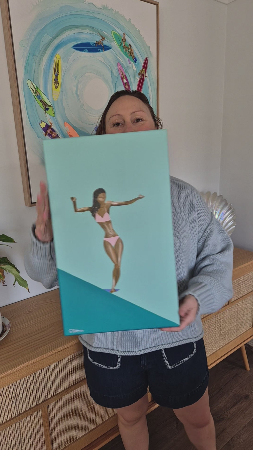 'Leilani' Original Acrylic on Canvas